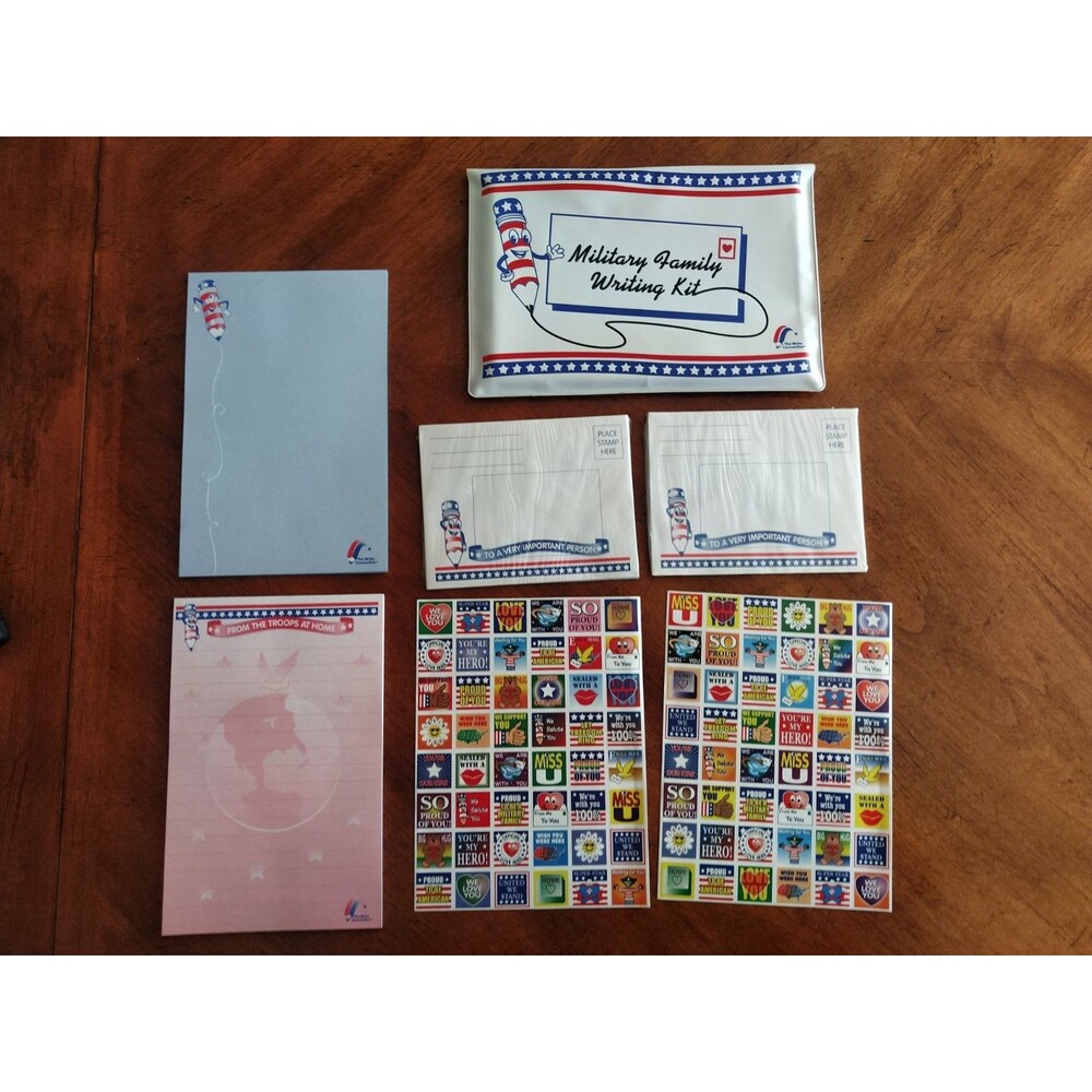 Military Family Writing Kit 2000's The Write Connection Deployment Letter Sticke